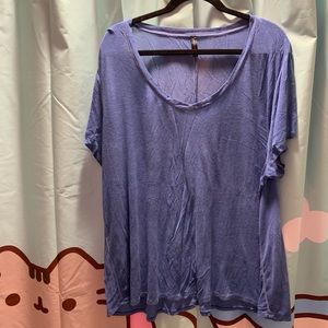 ❌SOLD❌PLUS! Faded Blue T-Shirt
